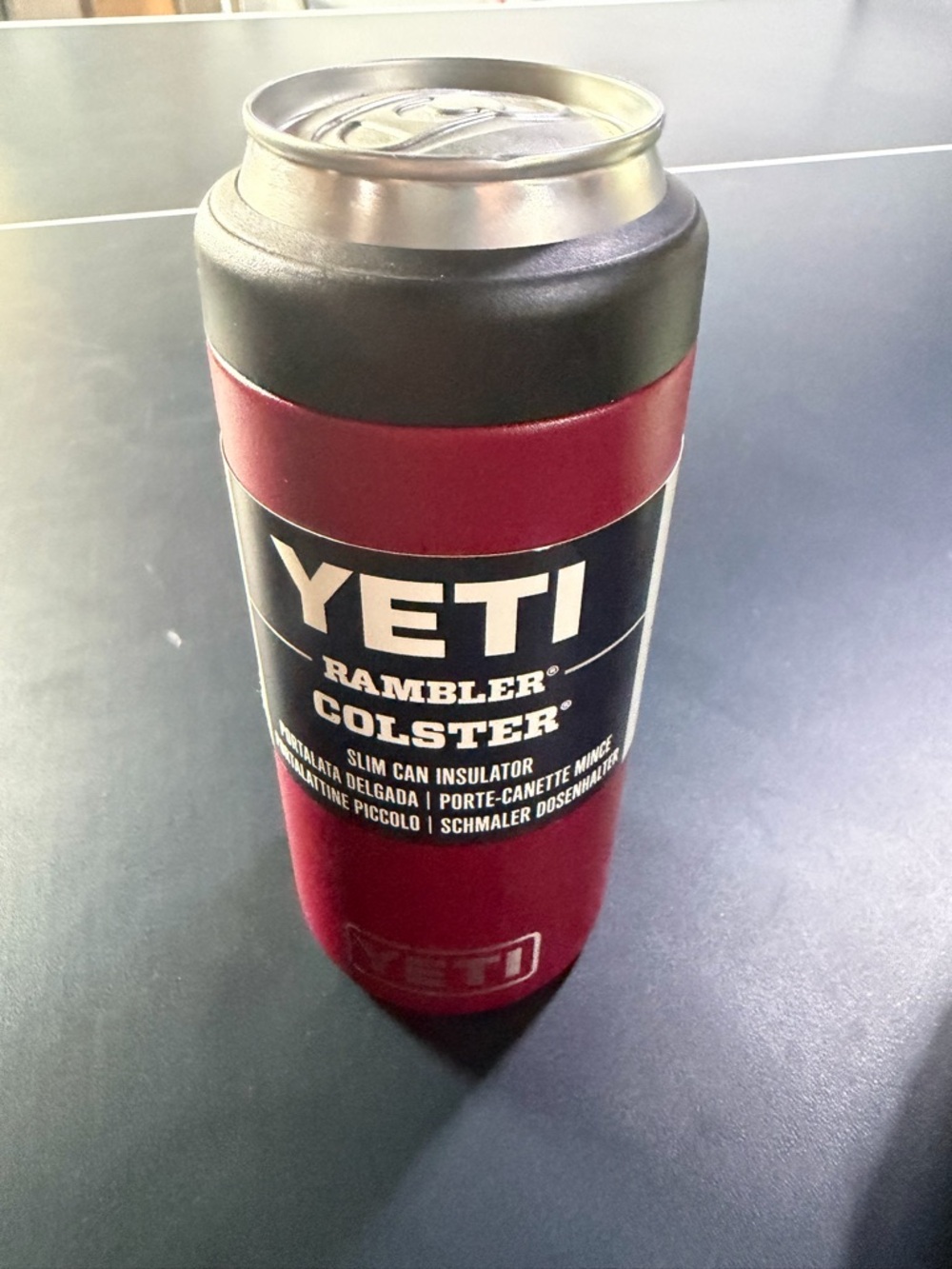 Yeti Rambler Slim Can Colster - NWT HARVEST RED - RETIRED COLOR RARE